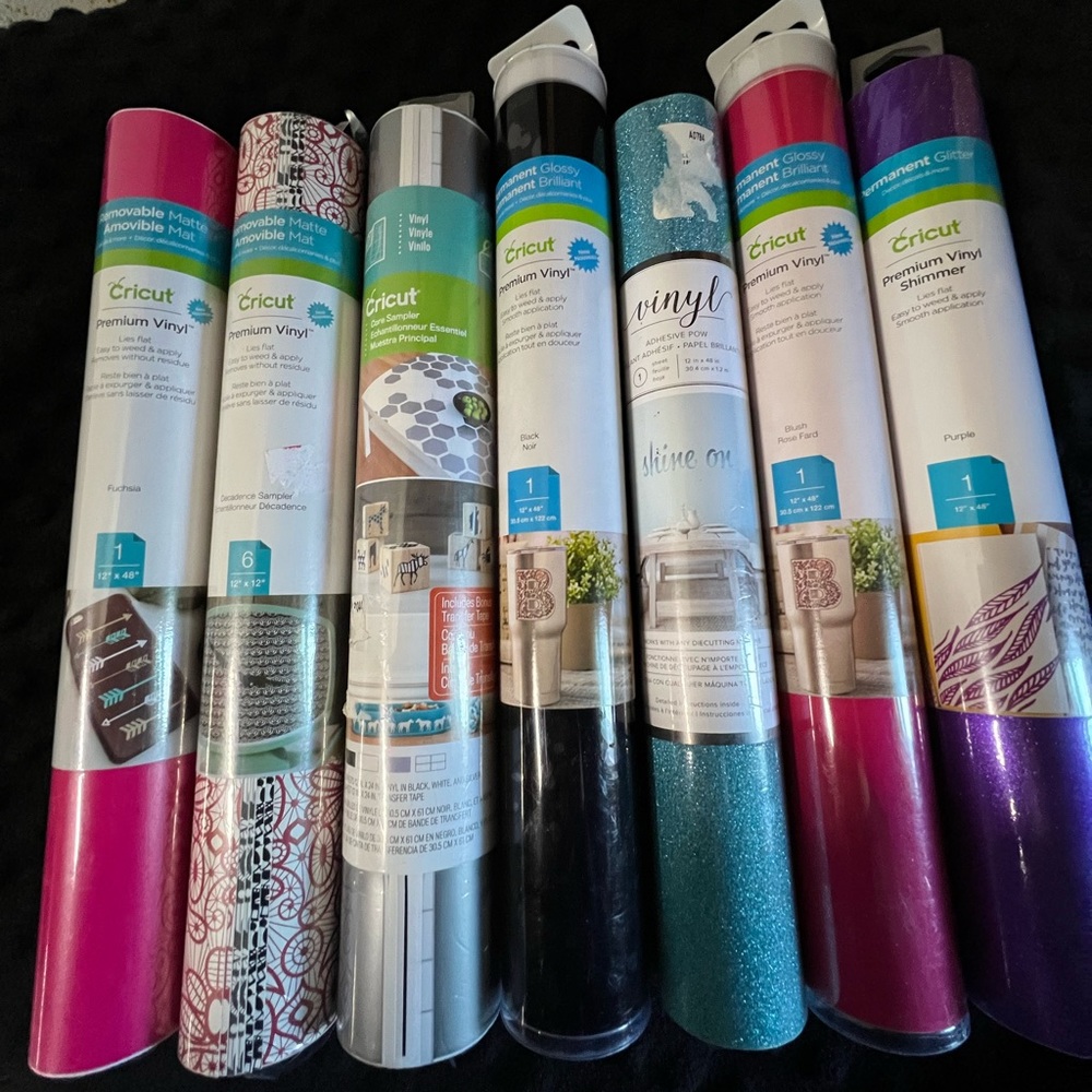 Cricut- Permanent and Removable Vinyl